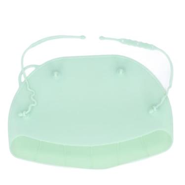 Imagem de Cuofyunl sucção acima do silicone placemat bebê silicone placemat portátil esteira de mesa com bolso de captura de alimentos para casa jardim de infância (Verde)