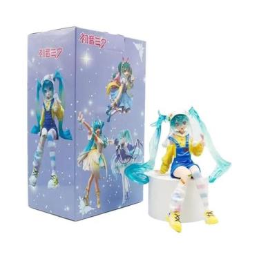 Imagem de Furyu Hatsune Miku Anime Noodle Stopper PVC Action Figure Flower Fairy