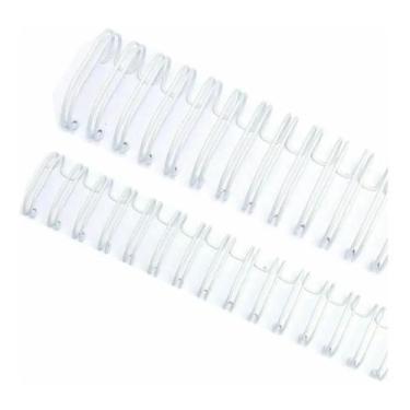 Imagem de Wire-o Para Encadernação 2x1 A4 Branco 5/8 Para 120fls 25 Un - Cassmar