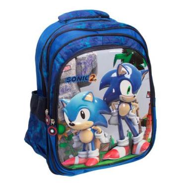 Imagem de Mochila Infantil Menino Costas Grande Desenho Super Herói - Plike