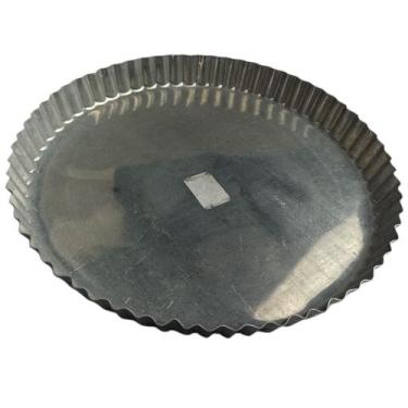 Imagem de FORMA TORTA MAÇA FUNDO FIXO 27,8x3x27,8CM FORMA CRESPA - UTILPAN