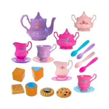 Imagem de Conjunto De Chá Para Meninas, Brinquedo De Comida Para Crianças, Chale