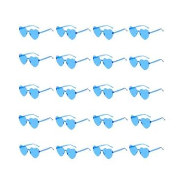 Imagem de Óculos De Sol Femininos Em Cores Candy Com Design De Coração KAMMPT, 2