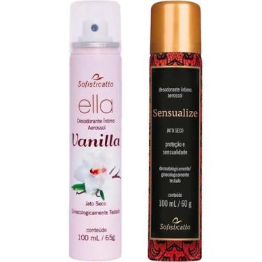 Imagem de Kit 2 Desodorante Intimo Feminino Sedução Sensualize Vanilla - Sofisti