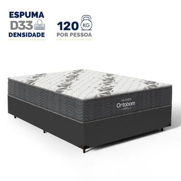 Imagem de Cama Box com Colchão de Espuma D33 Ortobom Airtech 100 Casal 138cm