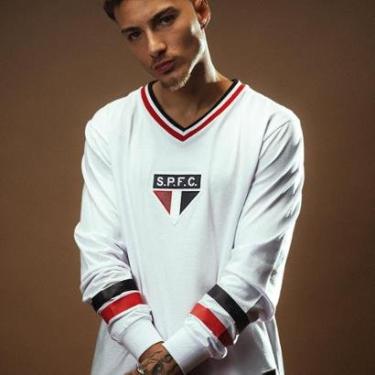 Imagem de Camisa São Paulo Retrô 1938 Manga Longa Masculina-Masculino