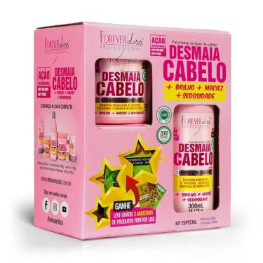 Imagem de Shampoo + Mascara Desmaia Cabelo Forever Liss 500Ml