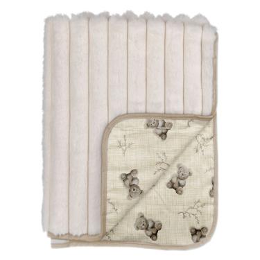 Imagem de Manta Canelada para Bebê 70cm x 90cm Baby Joy