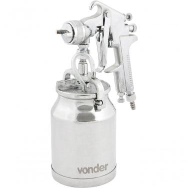 Imagem de Pistola Para Pintura Sucção 1,8mm 7,1 Pcm Caneca Alumínio 1