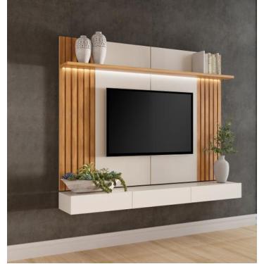 Imagem de Painel para TV Até 75 Polegadas 150cmx180cm com LED 100% MDF Supreme -