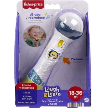 Imagem de FISHER-PRICE Aprender Brincar Microfone com SONS e Gravador Mattel JFW55