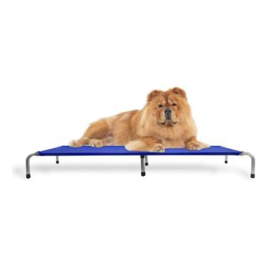 Imagem de Cama Para Cachorro Pets Suspensa Grande Tamanho G Azul - Pet Best Solu