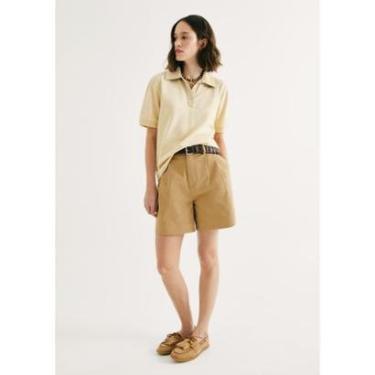 Imagem de Shorts Feminino Reto Em Alfaiataria-Feminino