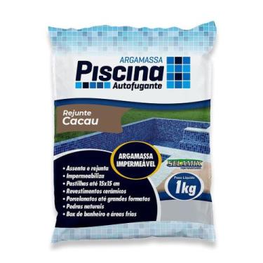 Imagem de Rejunte Piscina Impermeável Cor Cacau 1Kg - SELAMIX