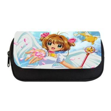 Imagem de Bolsa de lápis Cards Captors Sakura Kinomoto Anime Pen 22x11,5 x 10 cm