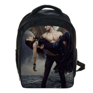 Imagem de Mochila escolar Vampires Diaries K para crianças - 24x14,5x33cm - yiwe
