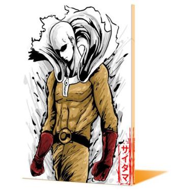 Imagem de Pintura de parede em tela One Punch Man Saitama Anime 40x60cm - yiweis