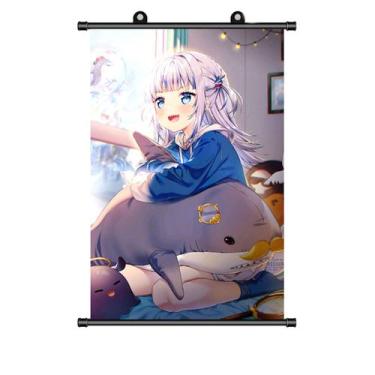 Imagem de Pôster de pintura de parede em tela Gawrs Guras Anime 40x60cm - yiweis