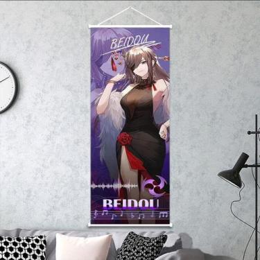 Imagem de Pintura de parede em tela Genshins Impacts Beidous Anime - yiweisai