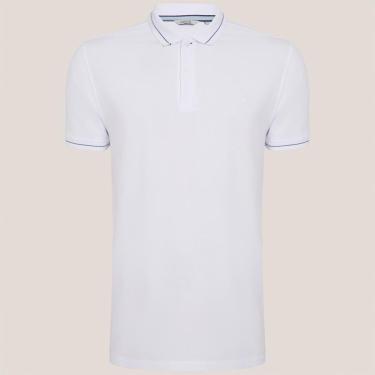 Imagem de Camisa Polo Dudalina Jacquard Chevron Masculino-Masculino