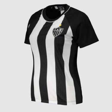 Imagem de Camisa Feminina Atlético Mineiro Casual Berro Original Tamanho:M, M