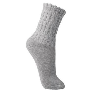 Imagem de Meia Aeróbica Lupo 04810-003 Algodão, P, Cinza