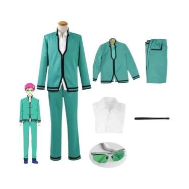 Imagem de Fantasia De Cosplay Masculina Do Anime Saiki Kusuo, Uniforme De Escola