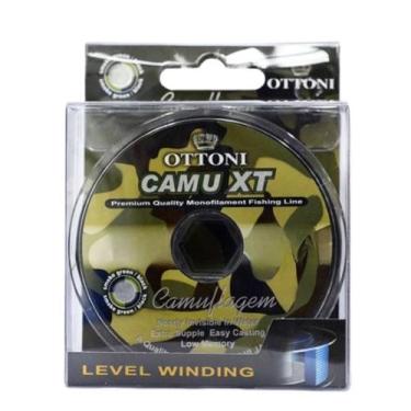 Imagem de Linha De Pesca Camu XT Monofilamento 0,30 0,35 0,40mm Camuflada Baixa 