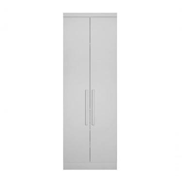 Imagem de Guarda Roupa Modulado Rizon 2 Portas de Bater 3 Gavetas MDF branco Móveis Novo Horizonte