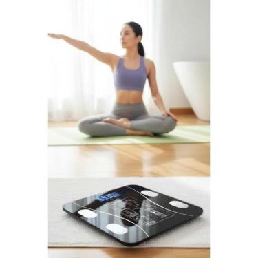 Imagem de Balança Bioimpedância Bluetooth Inteligente 140kg Preta - Congratulati
