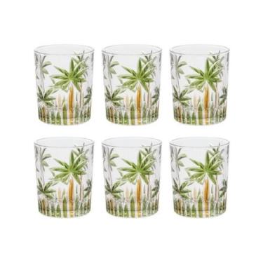 Imagem de Jogo 6 Copos baixos Em Cristal Wolff Palm Tree Hand 340ml