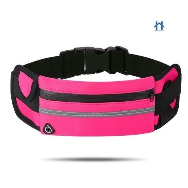 Imagem de Bolsa Pochete Esportiva OEM Impermeável Fitness para Celular e Objetos Neoprene 10x19.5cm Rosa Unissex