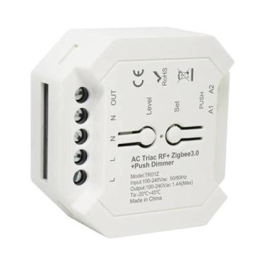 Imagem de Dimmer Triac Zigbee 3.0 AC 110-240V, Driver LED Regulável Compatível C