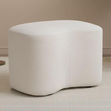 Imagem de Puff Orgânico Decorativo Quarto Infantil Fada D02 Bouclê Off White C-200 - Lyam Decor