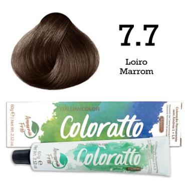 Imagem de Coloração Coloratto 7.7 Loiro Marrom  Itallian Color - Itallian Hairte