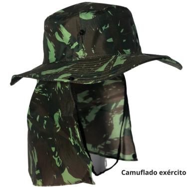Imagem de Kit 2 Chapéu Pescador Australiano OEM 100% Poliéster Tamanho Único Verde Exercito Uniss...