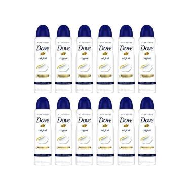 Imagem de Kit Desodorante Antitranspirante Aerossol Dove Original 72 Horas 150ml 12 Unidades-Femi...