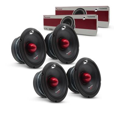 Imagem de Kit 2 Pares Alto Falante Mid Range 6" TS-M160 Profissional 2000W RMS 4 Ohms