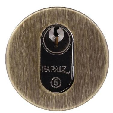 Imagem de Fechadura Porta de Entrada Oxidado Standard 40mm - MZ271 - PAPAIZ