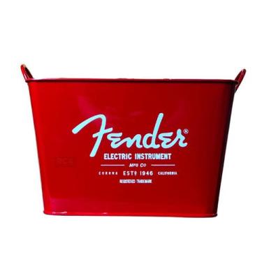 Imagem de Balde de Gelo Fender, Balde Fender Vermelho