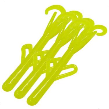 Imagem de Kit 3pçs Isca Artificial Soft Criatura Bailarina Hog 10cm Pesca Traira