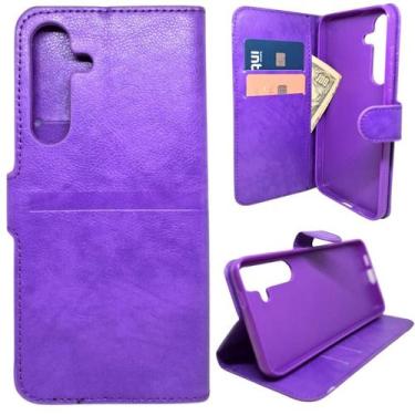 Imagem de Capa Carteira para Samsung S24 Plus (Tela de 6.7) Capinha Case - Genér