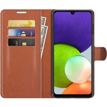 Imagem de Capa Capinha Carteira Galaxy A22 4G Tela 6.4 Case Couro Flip - Danet, 