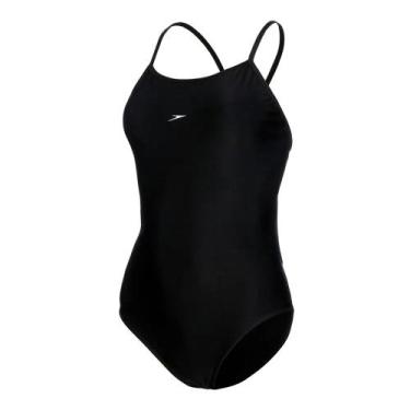 Imagem de Maiô Speedo Maillot Skinny Adulto, Preto, 44