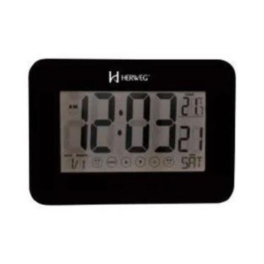 Imagem de Despertador Digital Herweg 2983 Com Alarme Calendário
