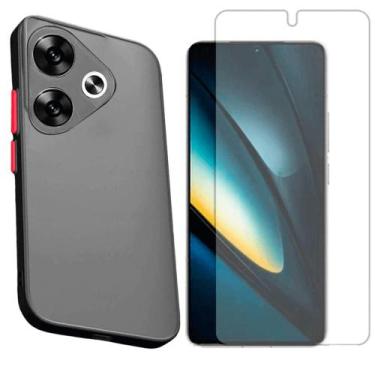 Imagem de Capa Translucida Compativel Com Xiaomi Poco F6 5G + Pelicula Hidrogel 