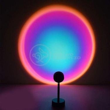 Imagem de Mini Ring Light Sunset Projetor Luminária Arco íris - SMART BRACELET