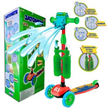 Imagem de Patinete Infantil 3 Rodas Lança Água Jatonete - Toyng, Patinete
