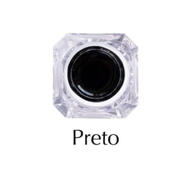 Imagem de Gel teia spider Helen Color Branco Preto Prateado Dourado e Rosê, Pret