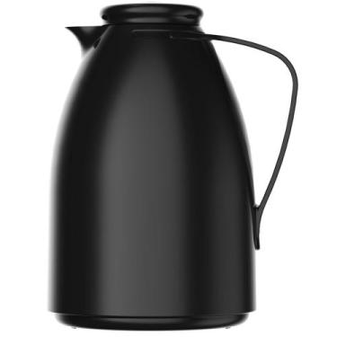 Imagem de Garrafa termica bule luna 1L preto - termolar
